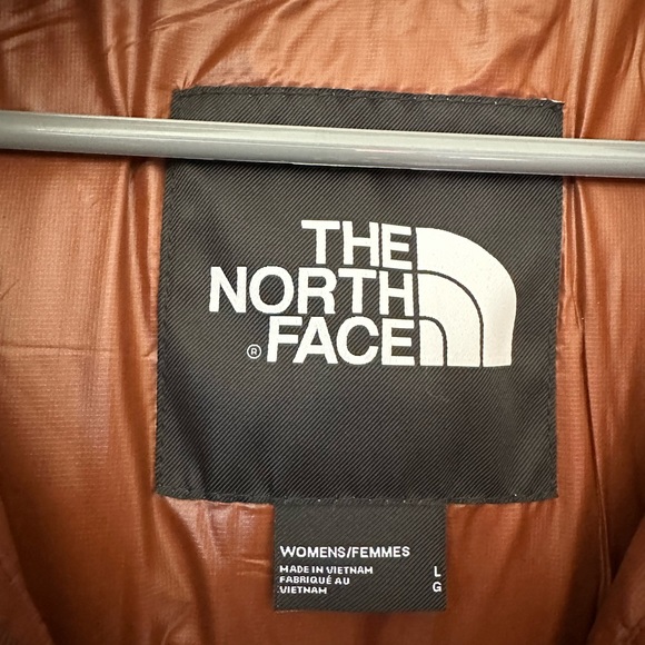 The North Face Nuptse Belted Long Parka Size Large in Dark Oak - Picture 12 of 12